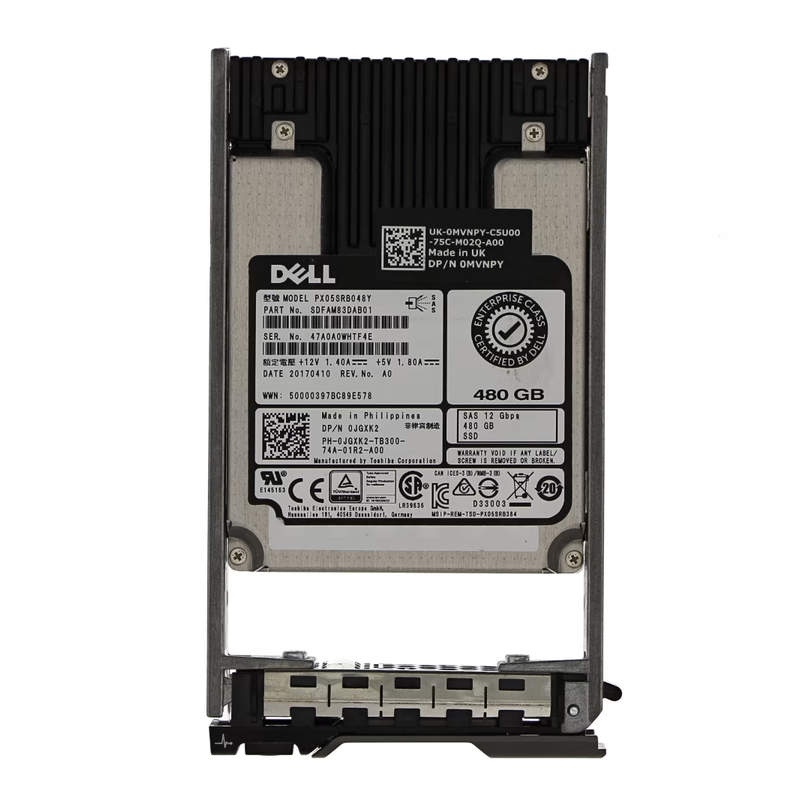 480 GB SATA 2,5 Zoll 12G RI Dell Teile-Nr.: 0JGXK2