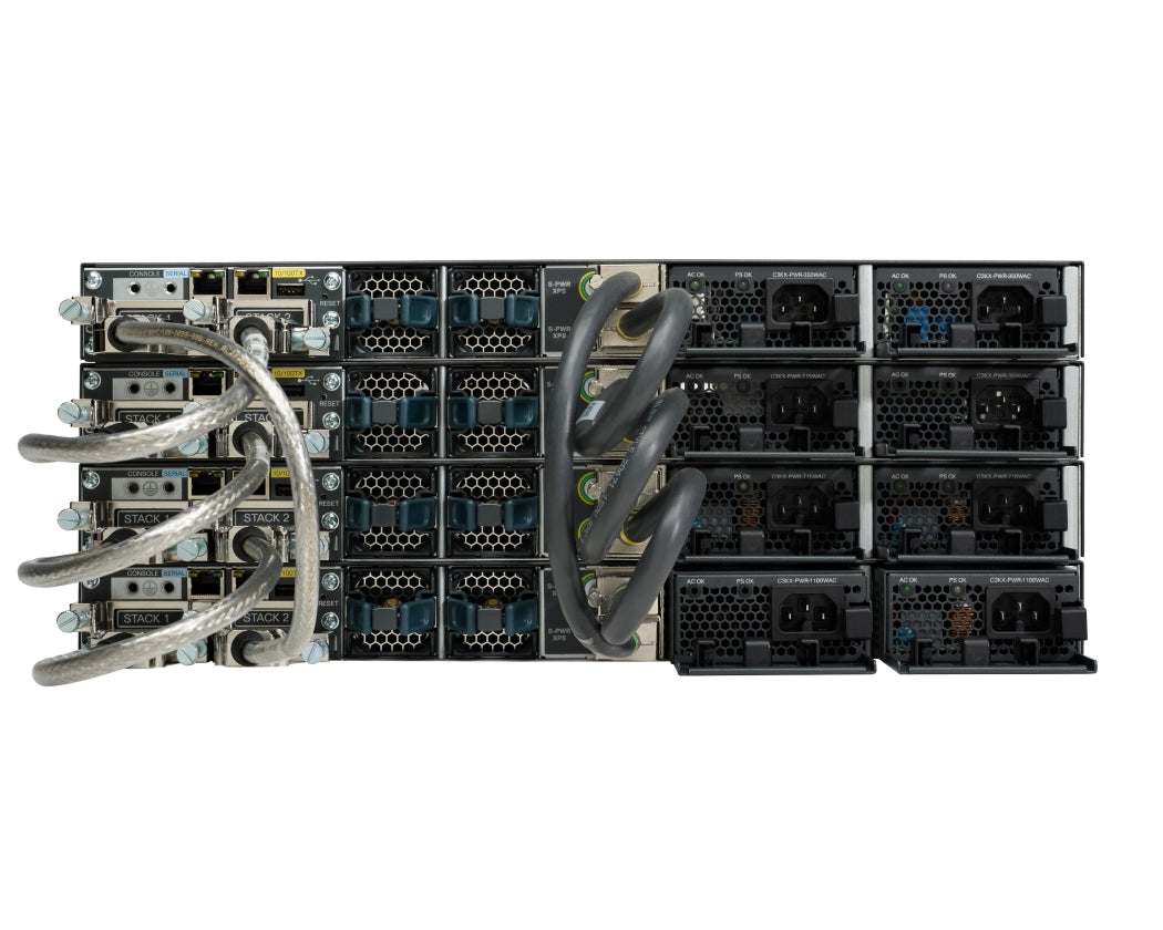 Cisco WS-C3750X-48P-S-V02, 1U, 48-port, Gigabit Ethernet