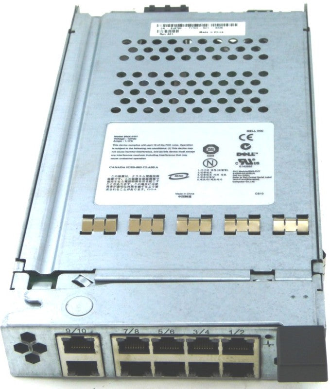 Dell PowerEdge 1855 / 1955 10 Port Ehternet Switch P/N: P6751, 0P6751, 5316M, 05316M, HJ574, 0HJ574, J6780, 0J6780