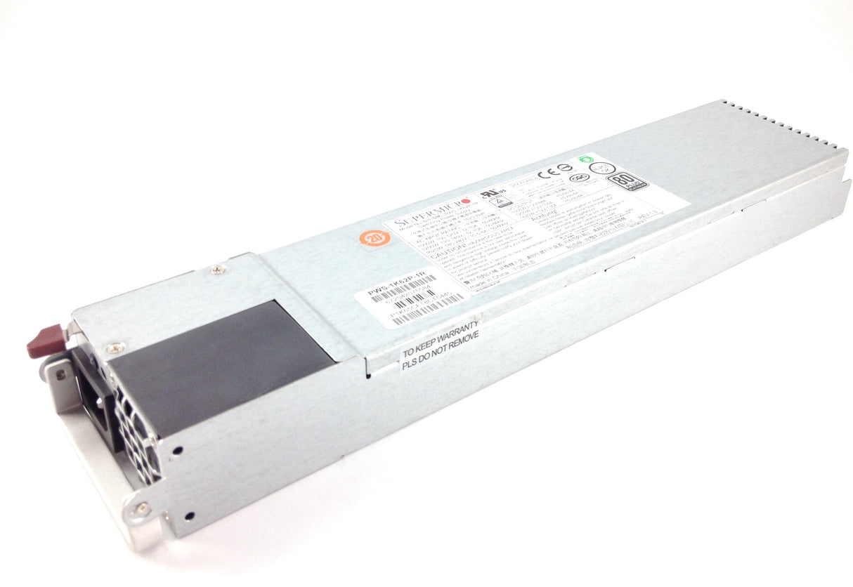 SuperMicro 1620W Netzteil, 1620W, 80 Plus PLATINUM Teilenummer: PWS-1K62P-1R