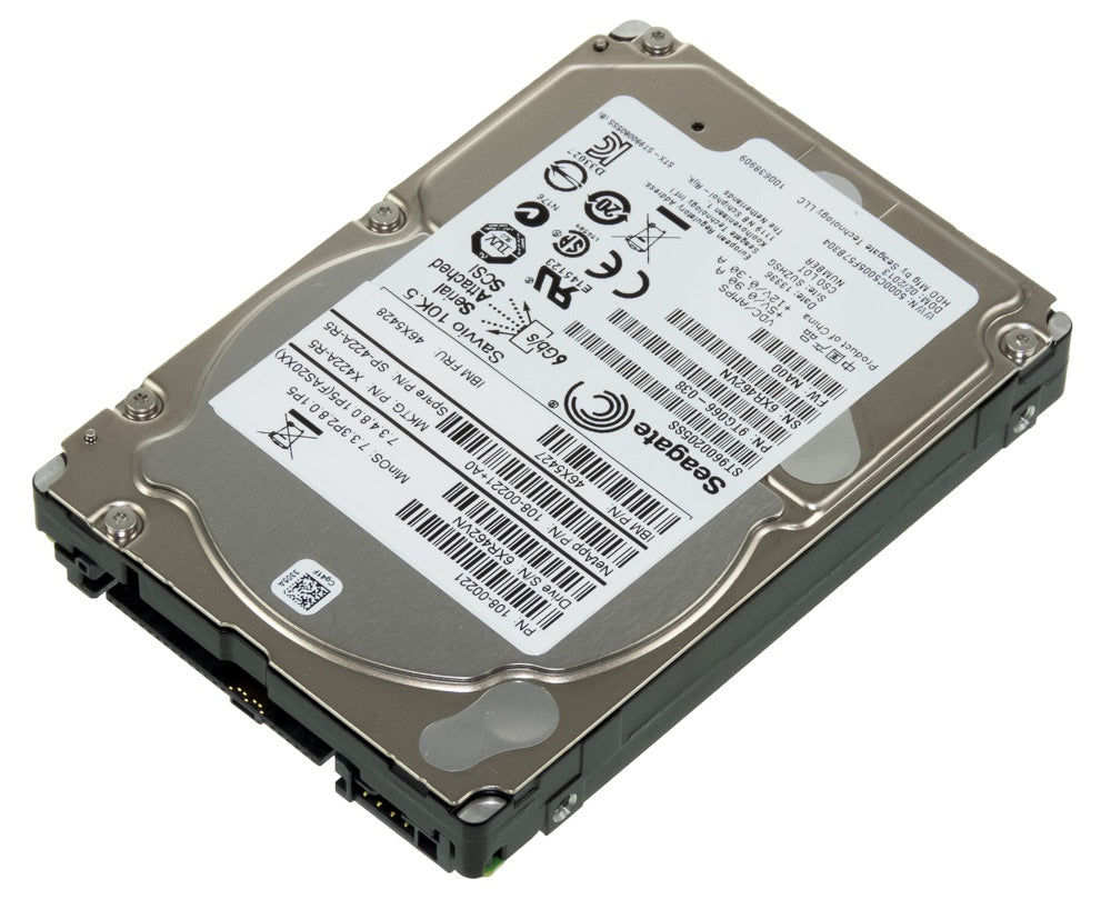 600 GB 10K SAS 2,5-Zoll-Festplatte DP 6G Seagate IBM/NetApp Teilenummer: 108-00221 46X5427 9WG066-038