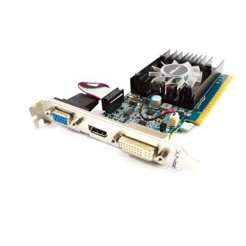nVidia GeForce 210, PCI-e 2.0 x16, 512 MB, DDR3, VGA/HDMI/DVI, Vollprofil, PNY P/N: GMG210WN2F49H+0TM