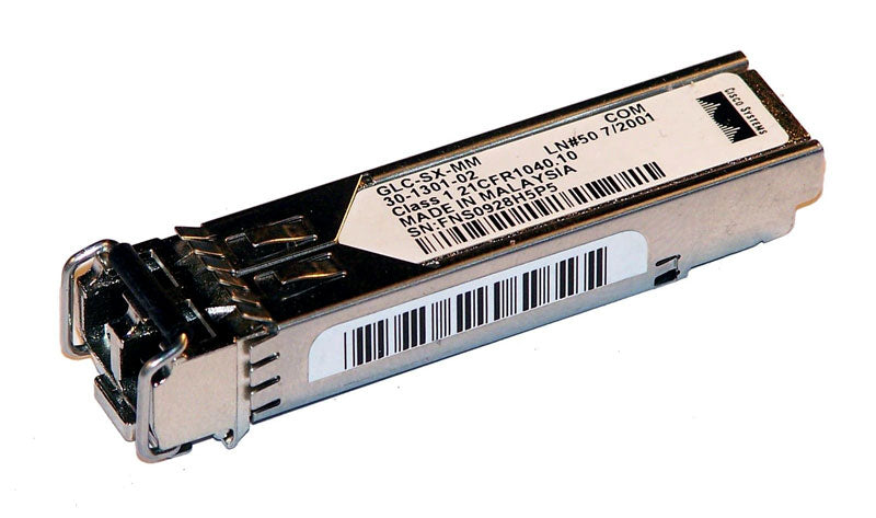 Cisco 1Gbps SFP GLC-SX-MM P/N: 30-1301-02