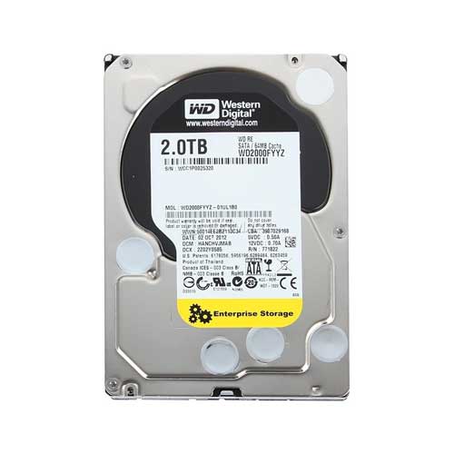 2000GB 72K SATA 3 5 inch DP 6G Western Digital Enterprise Storage WD2000FYYZ