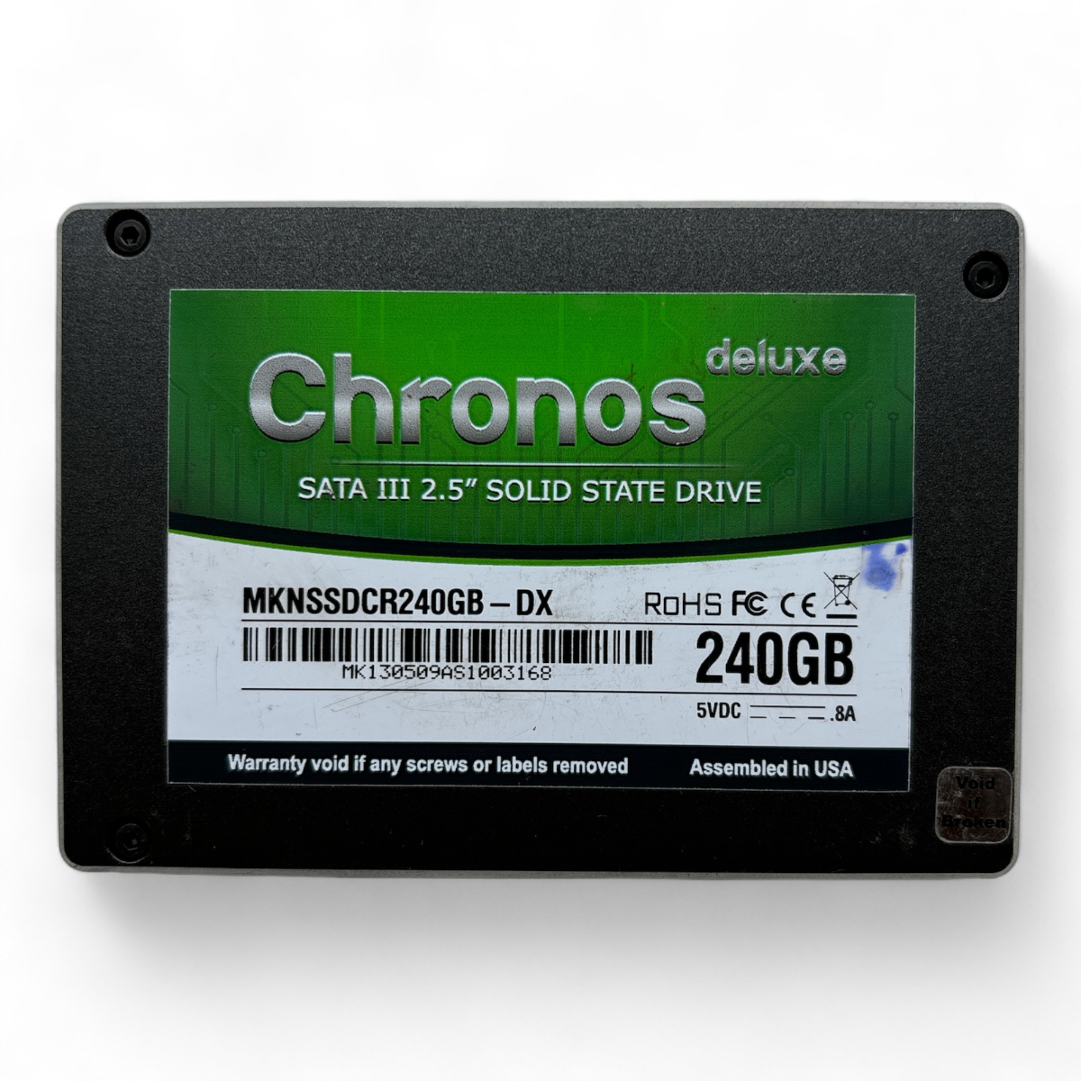 240 GB SSD SATA 2,5 Zoll 6G Chronos Deluxe P/N: MKNSSDCR240GB-DX