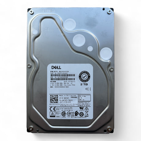 2TB, SAS, 12Gb/s, Toshiba P/N: MG04SCA20EN, Dell P/N: 0M7D8Y