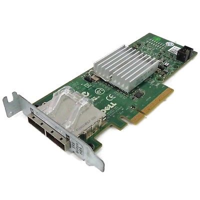 Dell Low Profile PERC H200e 1 Port 6Gbps HBA P/N: 3DDJT, 03DDJT