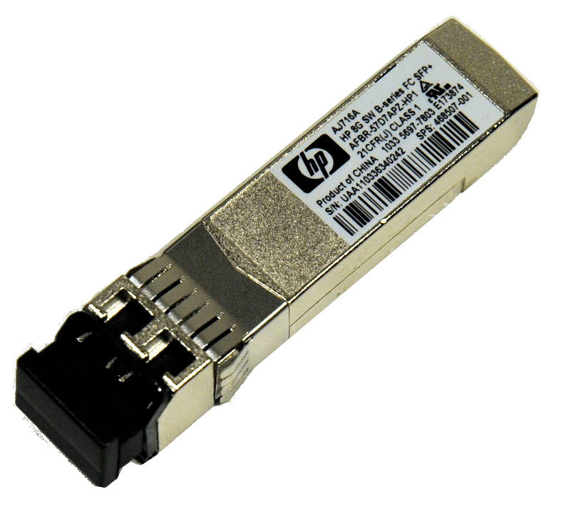 HP 8 Gb Kurzwelle B-Serie Fiber Channel 1er-Pack SFP+ Transceiver P/N: 468507-001NEU