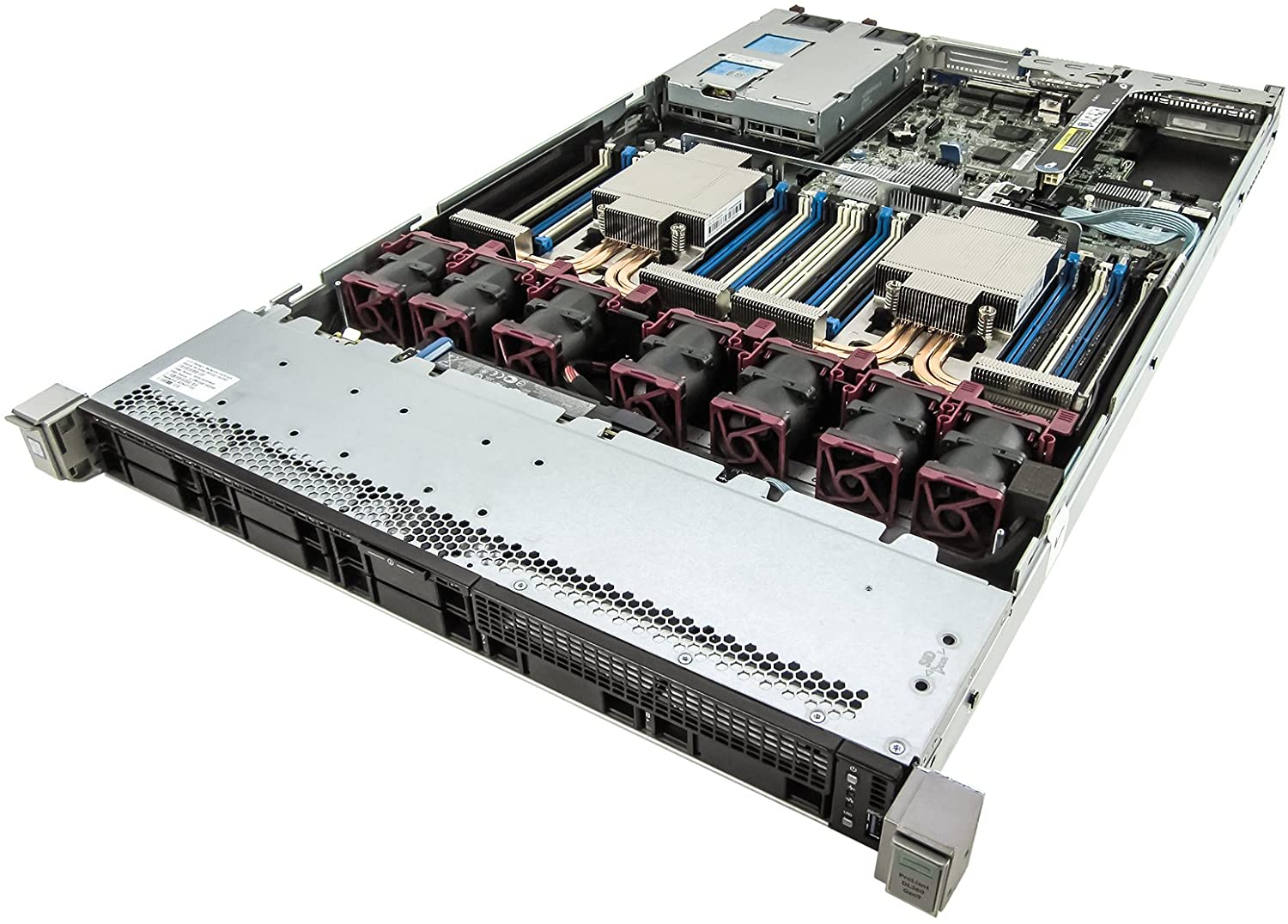 HP ProLiant DL360 G9 10x 2.5", 2x E5-2620 v3, 64GB DDR4, H240ar, 1x PSU