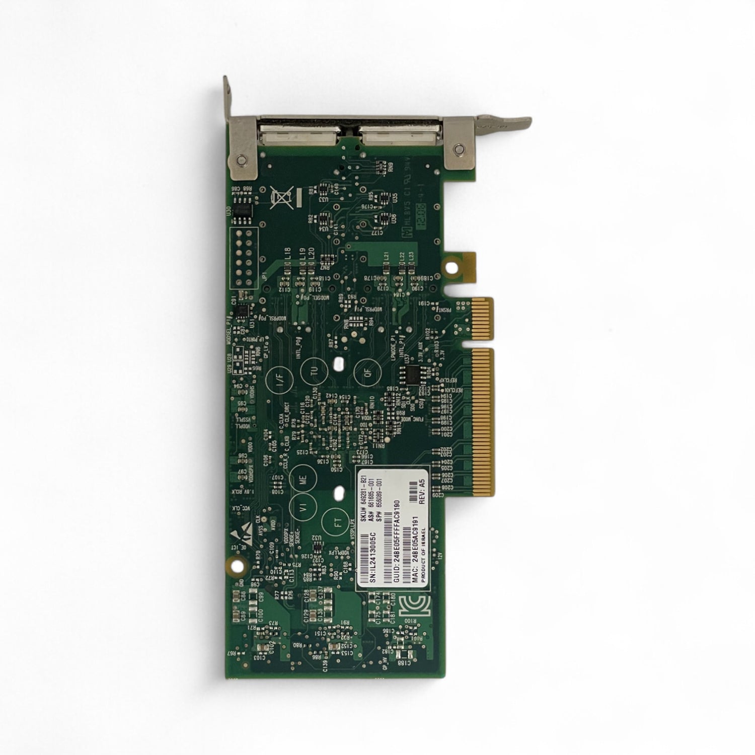HPE 544+QSFP ConnectX-3 Pro 10Gb/40Gb Dual Port QSFP+ Network Adapter LP, P/N: 661685-001, 656089-001, 649281-B21, MCX354A
