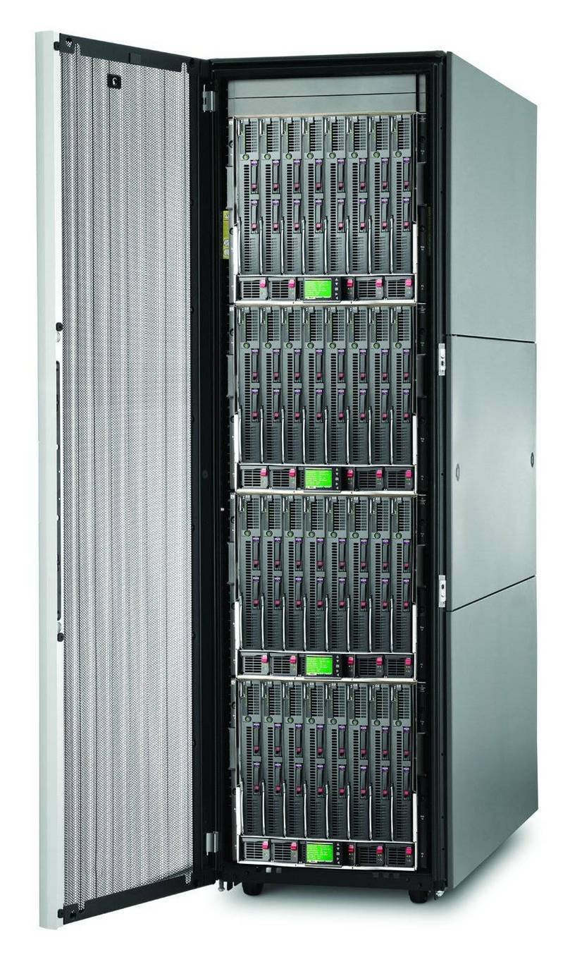 HP 19" Server Rack 10000G2 42U 80 cm breit, P/N: 10842G2 OHNE SEITENWÄNDE - gebrauchtes Rack mit möglichen Kratzern