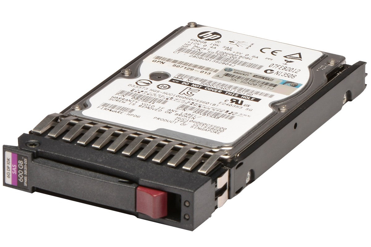 600GB 10K SAS 2 5 inch DP HP 597609-003