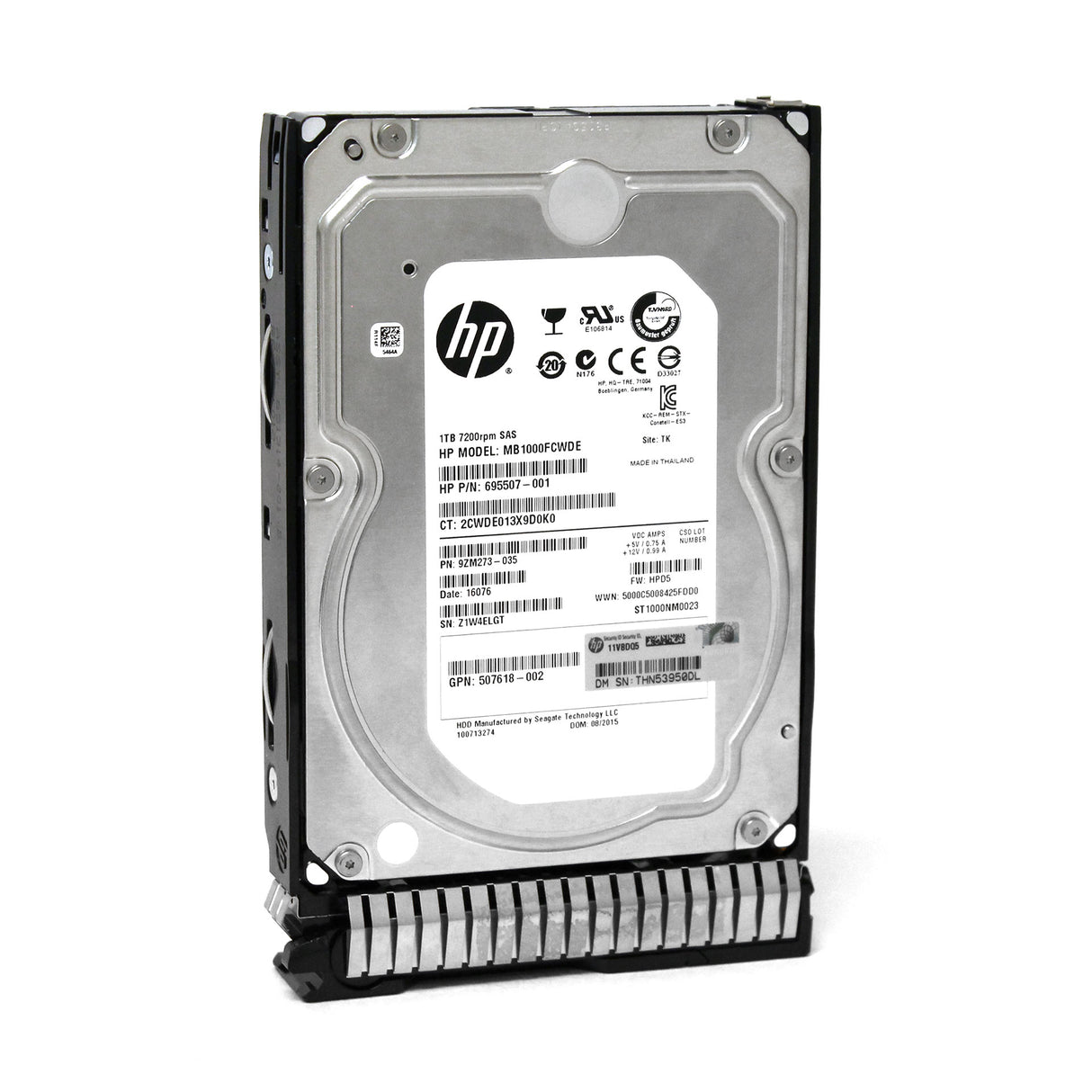 2 TB 7,2 K SAS 3,5 Zoll DP 6G HP Teilenr.: 695507-002