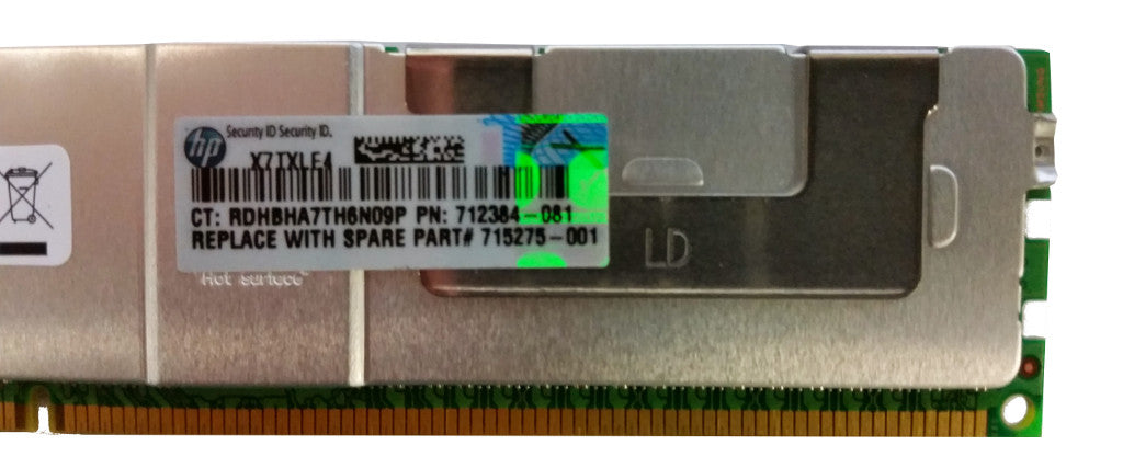32 GB 4Rx4 PC3-14900L Original HP Teilenummer: 712384-081