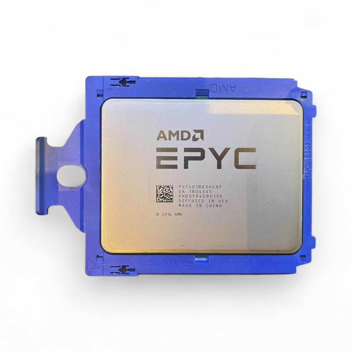 AMD EPYC 7401 Dell-locked! - 24 Cores 48 Threads, Base 2.00GHz Turbo 3.00GHz, 170W P/N: PS7401BEVHCAF