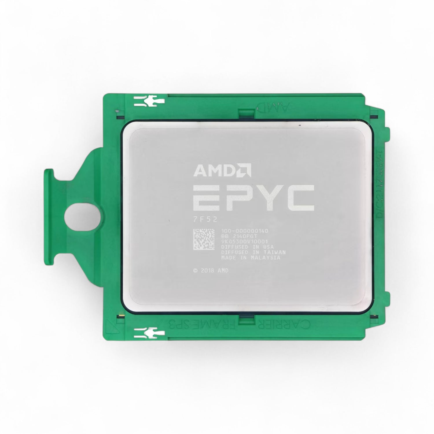 AMD EPYC 7F52 Dell-locked! - 16 Cores 32 Threads, Base 3.50GHz Turbo 3.90GHz, 240W P/N: 100-000000140