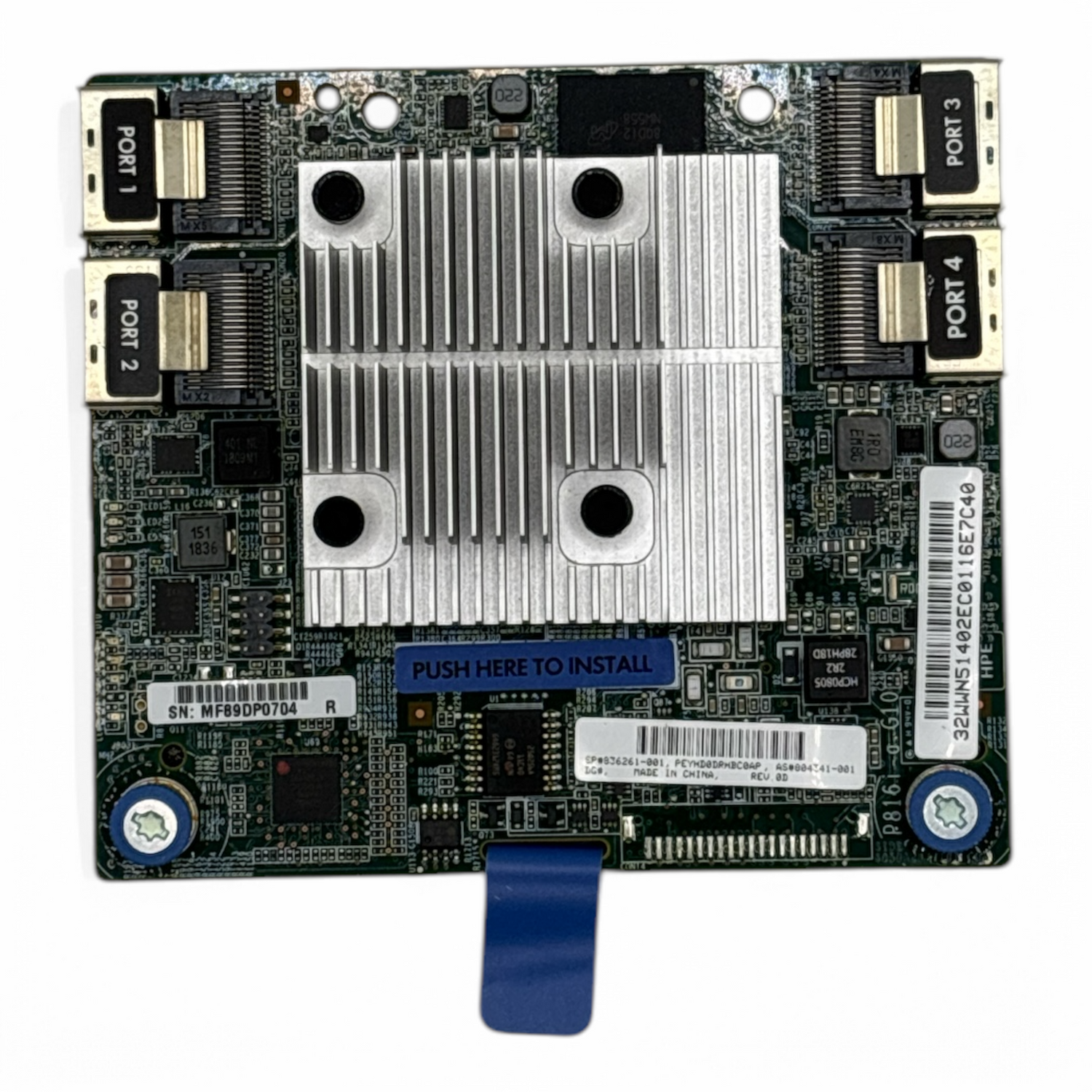 HPE Smart Array P816i-a/4GB FBWC 12 Gb 2-Port interner SAS-Controller P/N: 804341-001, 836261-001