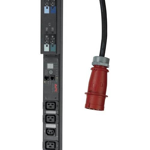 APC AP7856 metered Rack PDU ZeroU 32A/400V Out: (6)C13 & (12)C19 P/N: AP7856