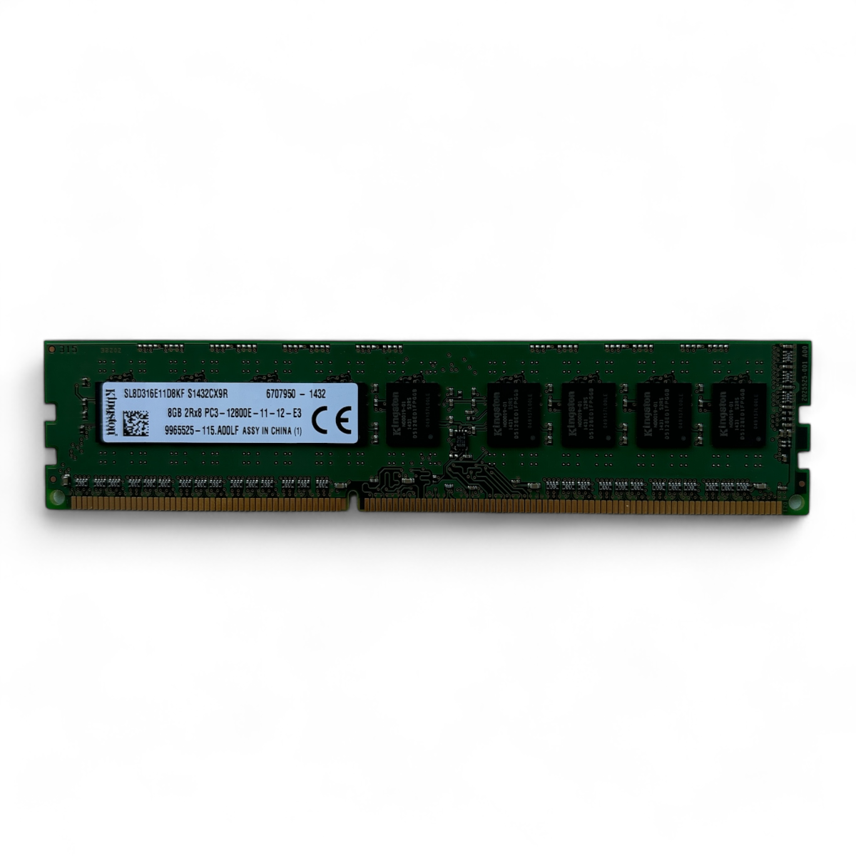 8 GB 2Rx8 PC3-12800E Kingston 9965525055.A00LF