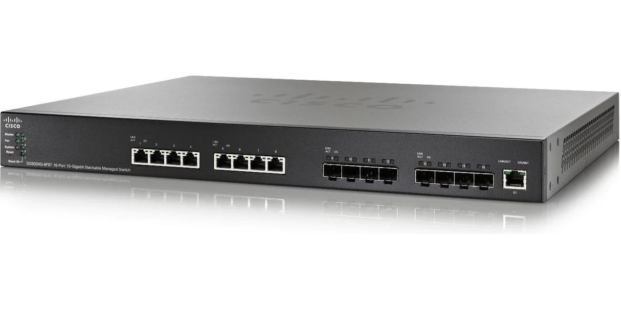 Cisco SG500XG-8F8T-K9 V03 16 Port 10 Gigabit Stackable Managed Switch
