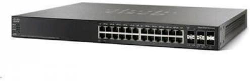 Cisco SG500X-24-K9 V04 24 Port Gigabit with 4 Port 10 Gigabit Stackable Managed Switch