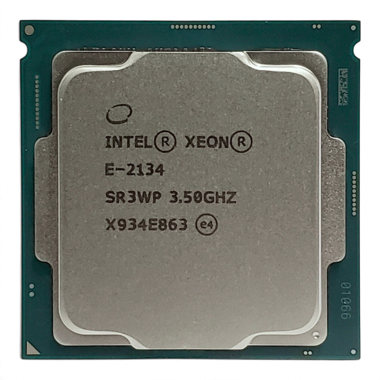 Intel Xeon E-2134 - 4 Cores 8 Threads, Base 3.50GHz Turbo 4.50GHz, 8MB Cache, 71W P/N: SR3WP