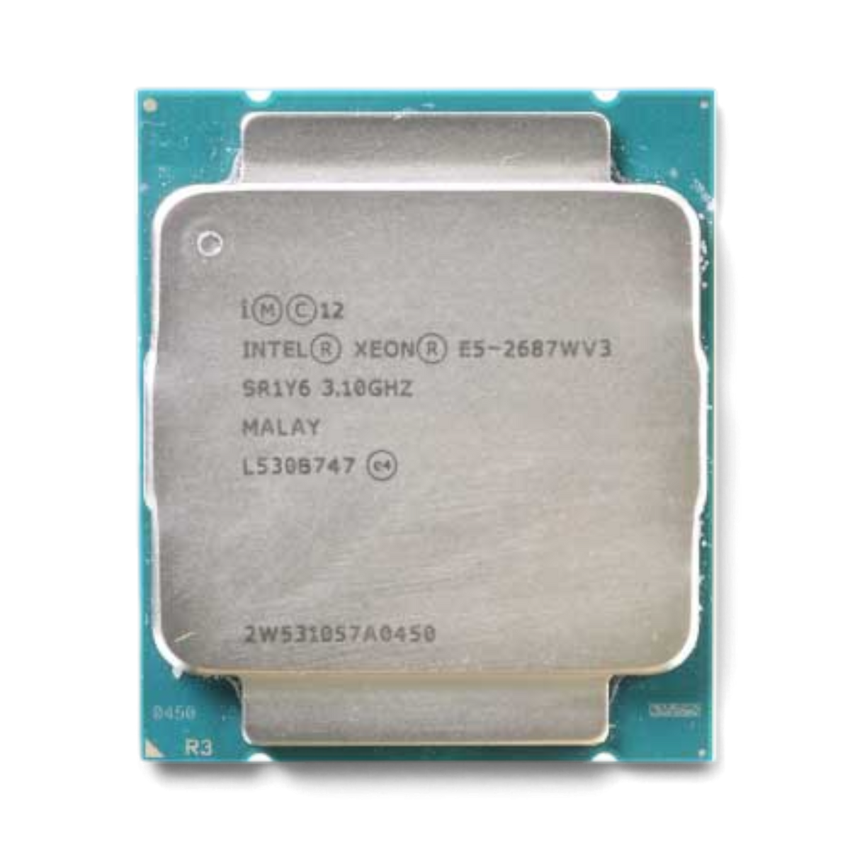 Intel Xeon E5-2687W v3 - 10 Cores 20 Threads, Base 3.10GHz Turbo 3.50GHz, 25MB Cache, 160W P/N: SR1Y6