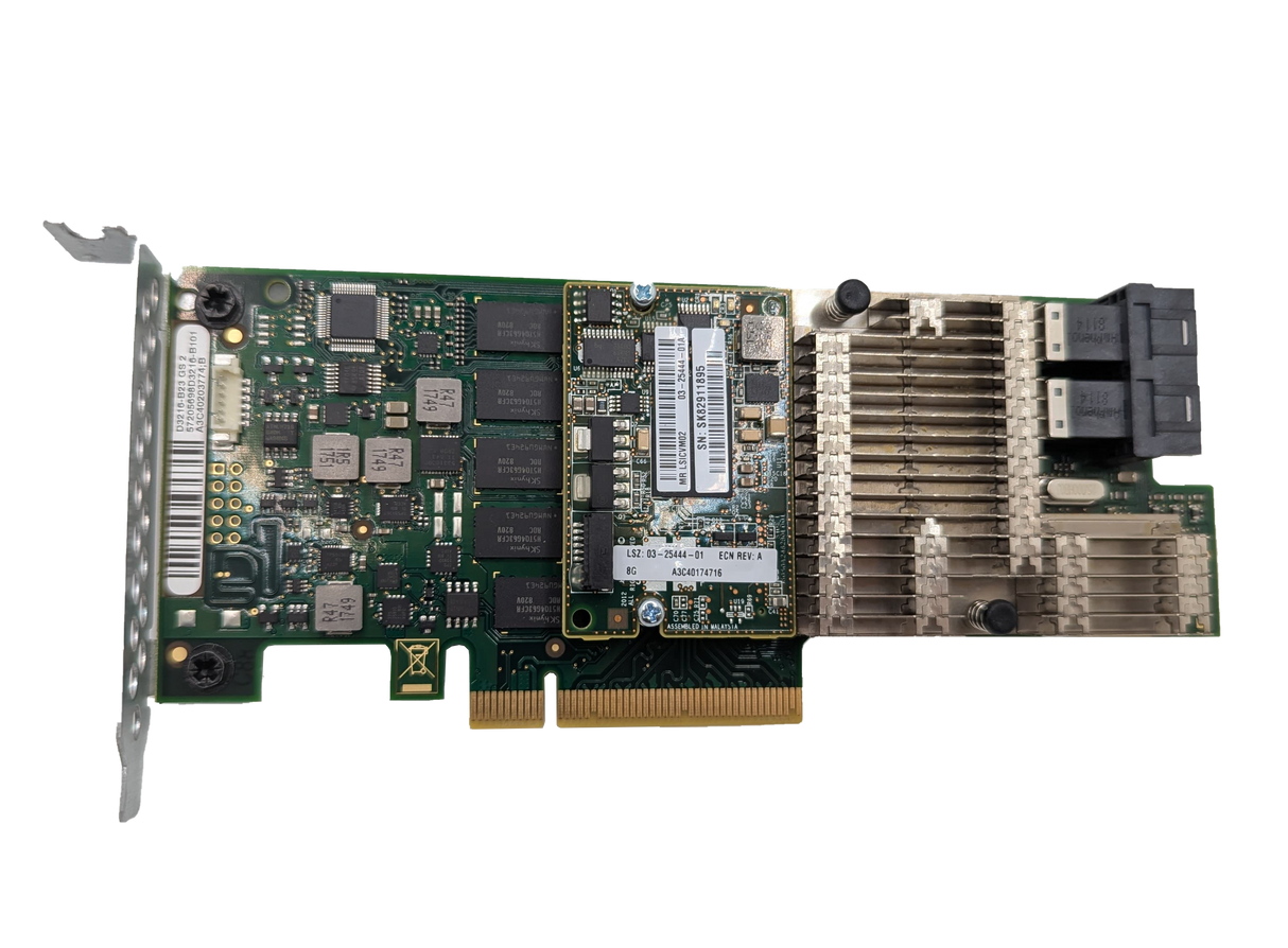 FUJITSU PRAID EP420i – 8-Port 12G 2GB Cache Modular RAID Controller D3216-B23, keine Batterie, Low Profile