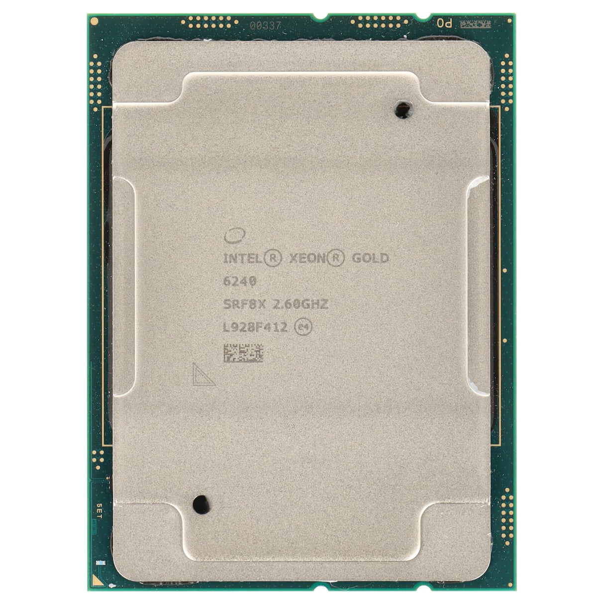 Intel Xeon Gold 6240 - 18 Cores  36 Threads, Base 2.6Ghz Turbo 3.9Ghz, 150W P/N: SRF8X