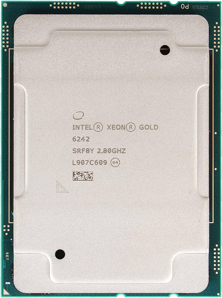 Intel Xeon Gold 6242 - 16 Cores 32 Threads, Base 2.8Ghz Turbo 3.9Ghz, 150W P/N: SRF8Y