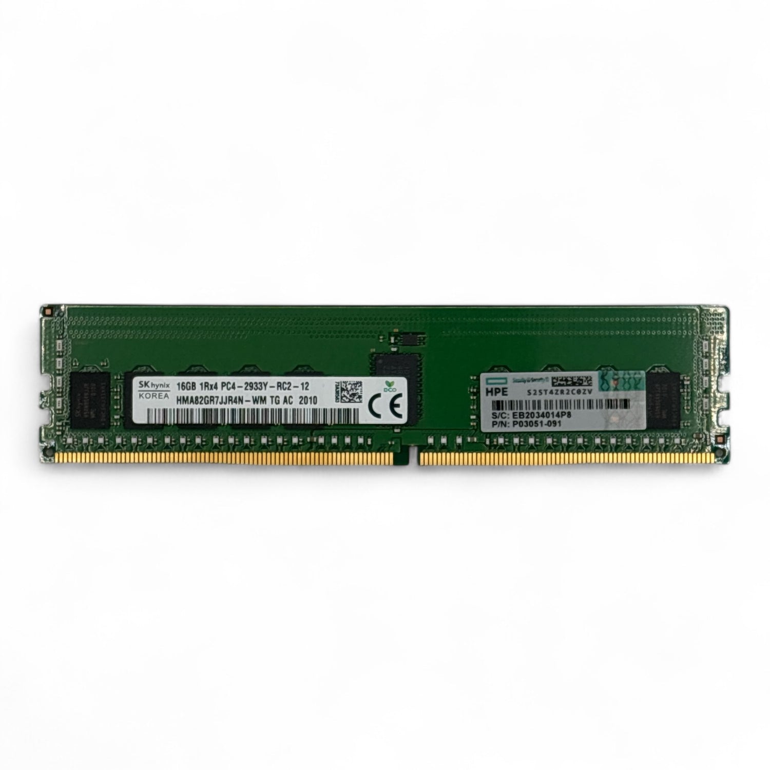 16 GB 1Rx4 PC4-2933Y SK Hynix HMA82GR7JJR4N-WM HP Teilenr.: P03051-091