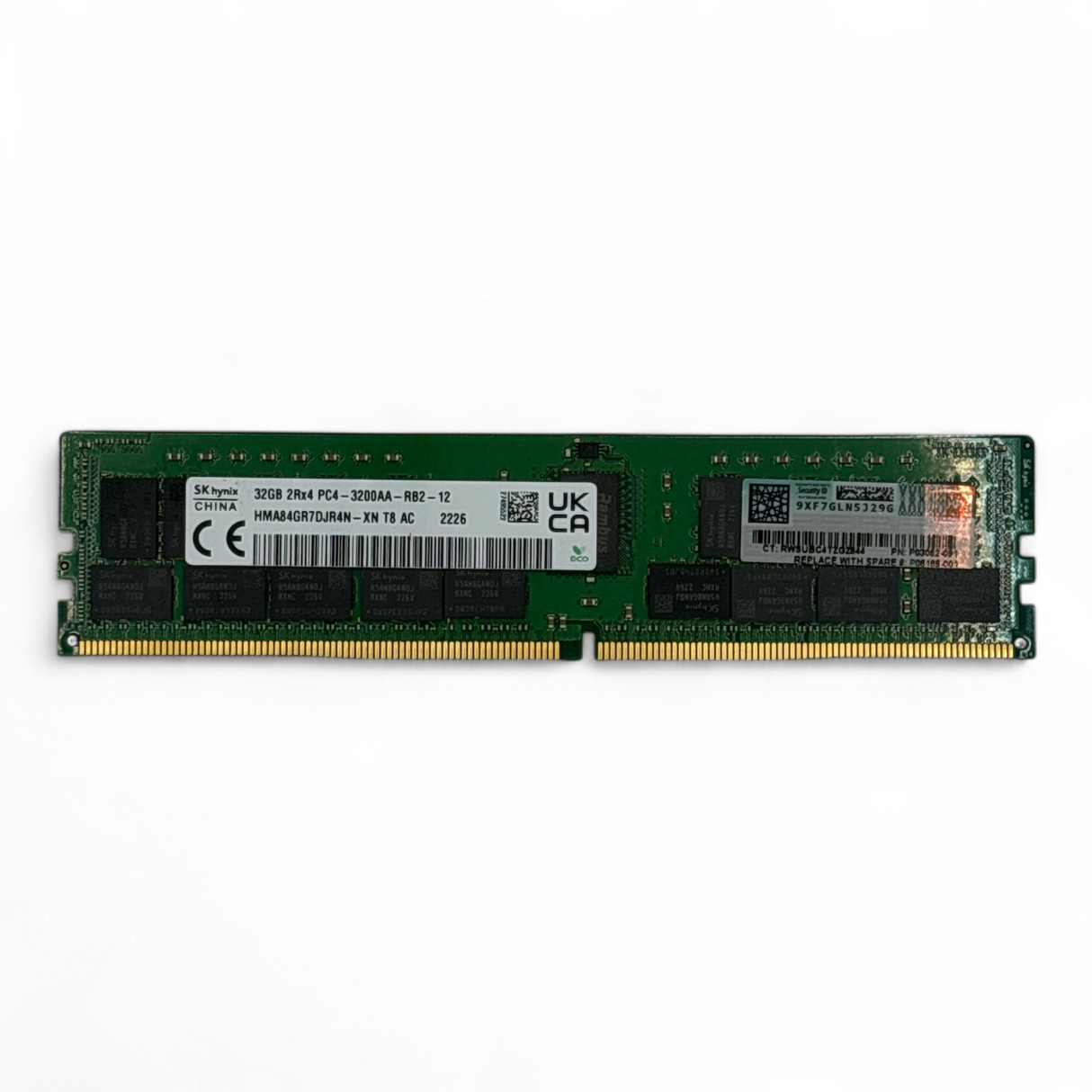 32 GB 2Rx4 PC4-3200 SK Hynix HMA84GR7DJR4N-XN HP Teilenummer: P030062-091