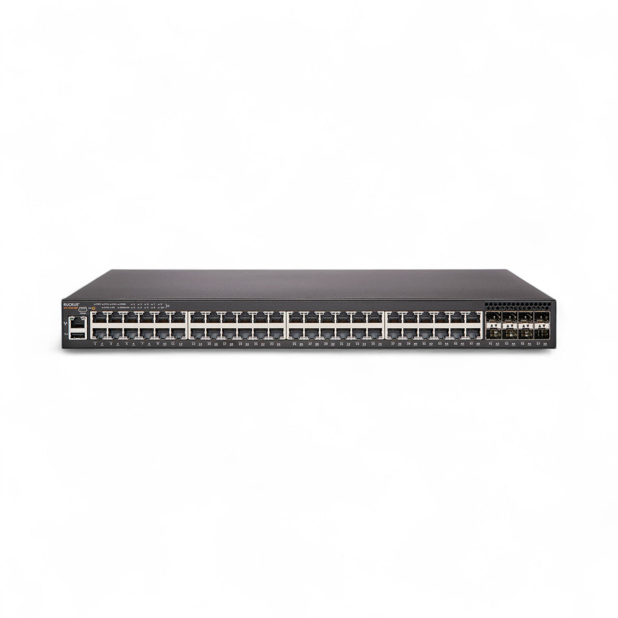 Brocade ICX7250 - 48x 1Gb BASE-T Port, 8x 10Gb SFP+ Port, P/N: ICX7250-48P