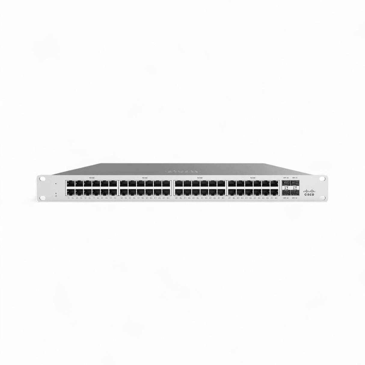 Cisco Meraki - 48x 1Gb BASE-T Port, 4x 10Gb SFP+ Port, POE+, P/N: MS125-48FP-HW - Factory Sealed!