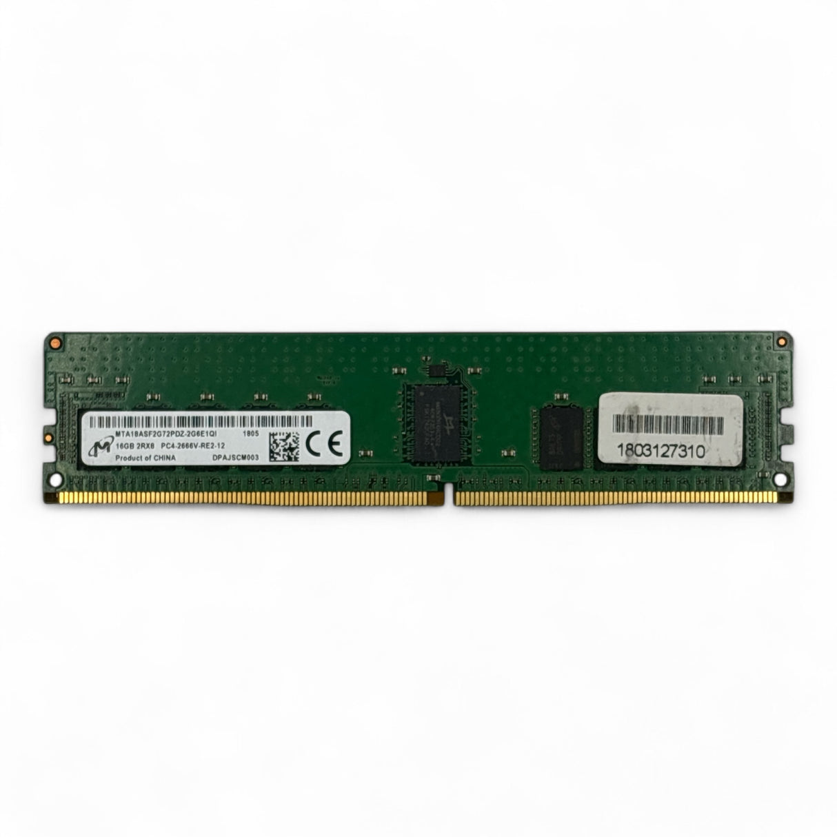 16 GB 2Rx8 PC4-2666V Micron MTA18ASF2G72PDZ-2G6E1QI
