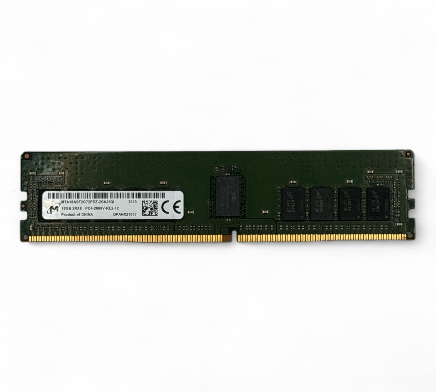 16 GB 2Rx8 PC4-2666V Micron MTA18ASF2G72PDZ-2G6J1QI