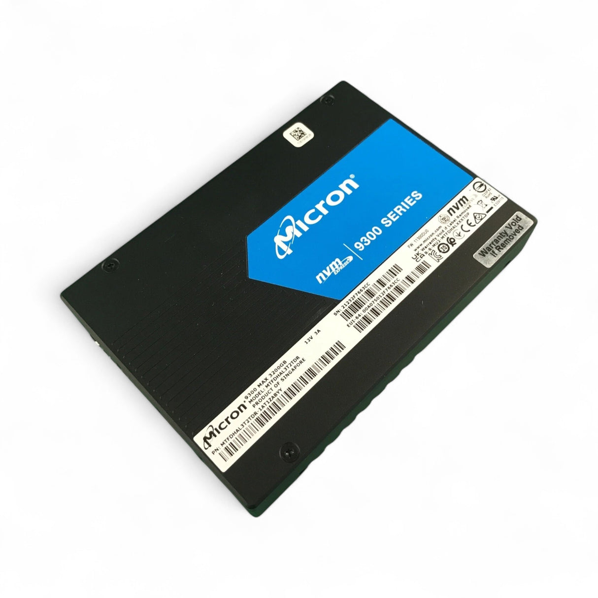 3.2TB U.2 NVMe 2.5" PCIe 3.0 MU Micron 9300 MAX P/N: MTFDHAL3T2TDR