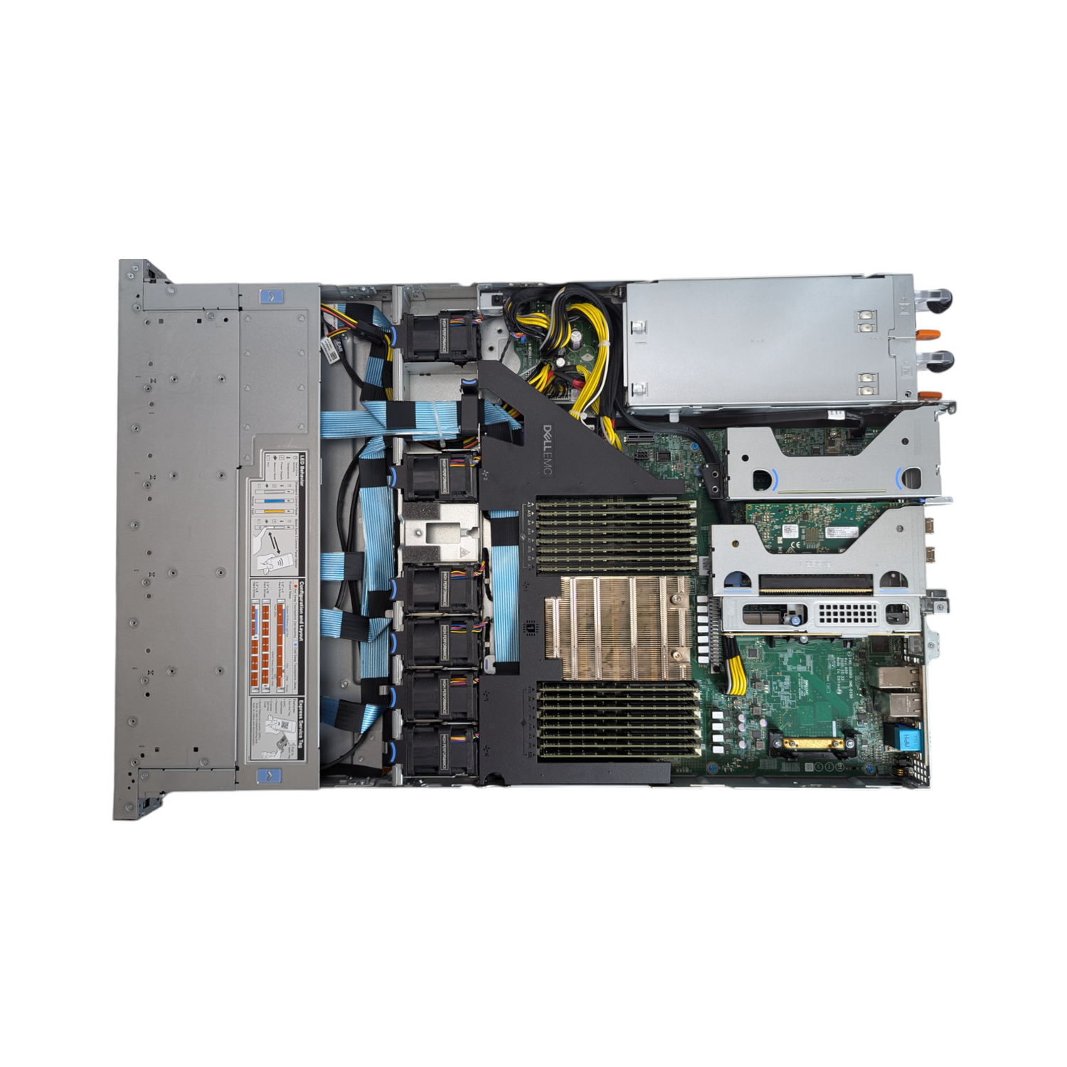 Dell PowerEdge R6515 10x NVMe - 64Core/128Threads, 1TB DDR4 3200Mhz RAM, 2x PSU