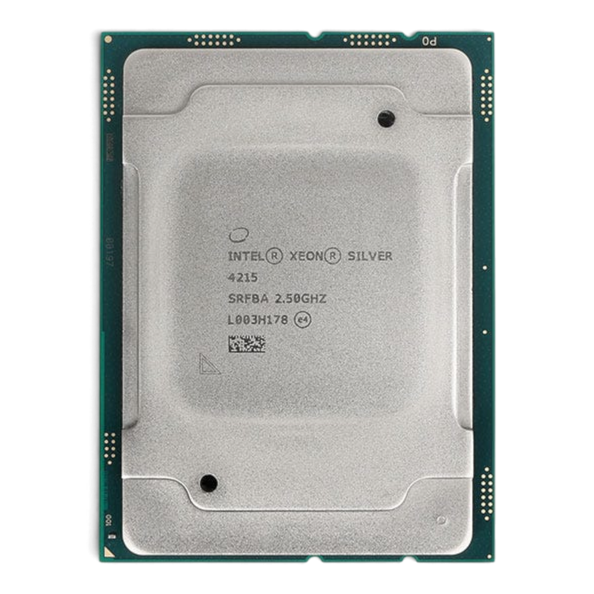Intel Xeon Silver 4215 - 8 Cores 16 Threads, Base 2.50GHz Turbo 3.50GHz, 11MB Cache, 85W P/N: SRFBA