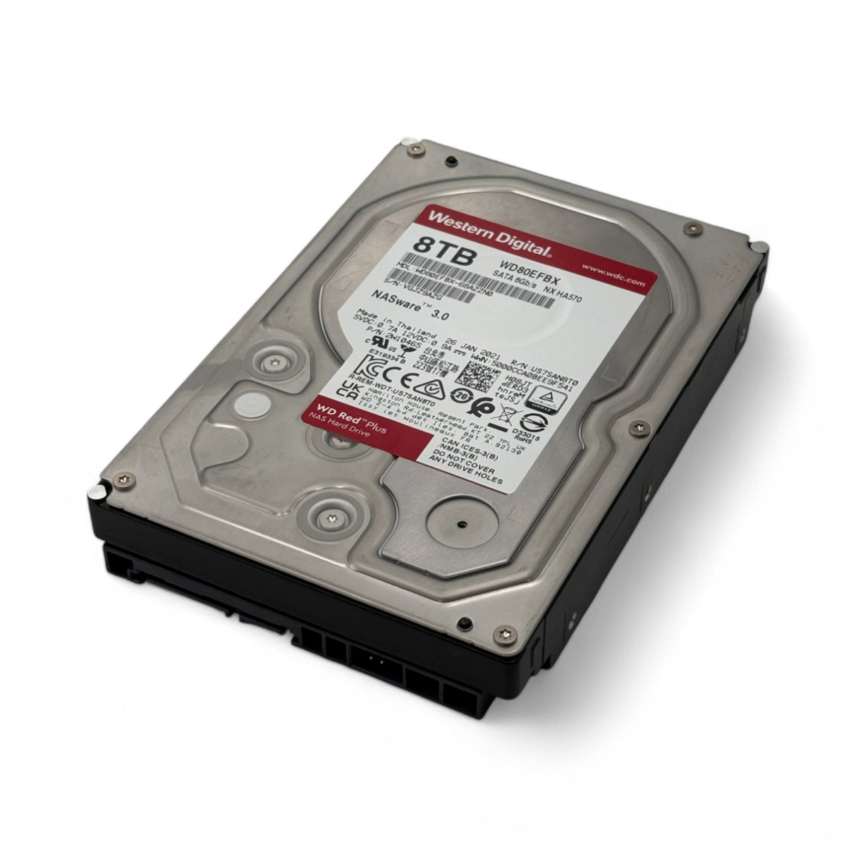 8TB SATA 3.5" HDD 7.2k 6G WD Red Plus P/N: WD80EFBX