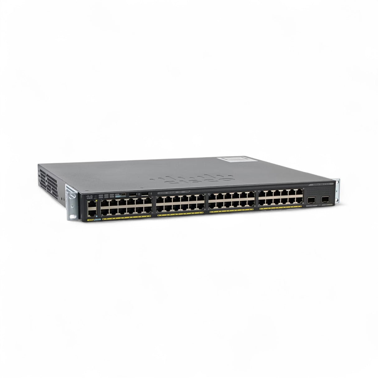 Cisco Catalyst 2960 - 48x 1Gb BASE-T Port, 2x 10Gb SFP+ Port, POE+, P/N: WS-C2960X-48LPD-L