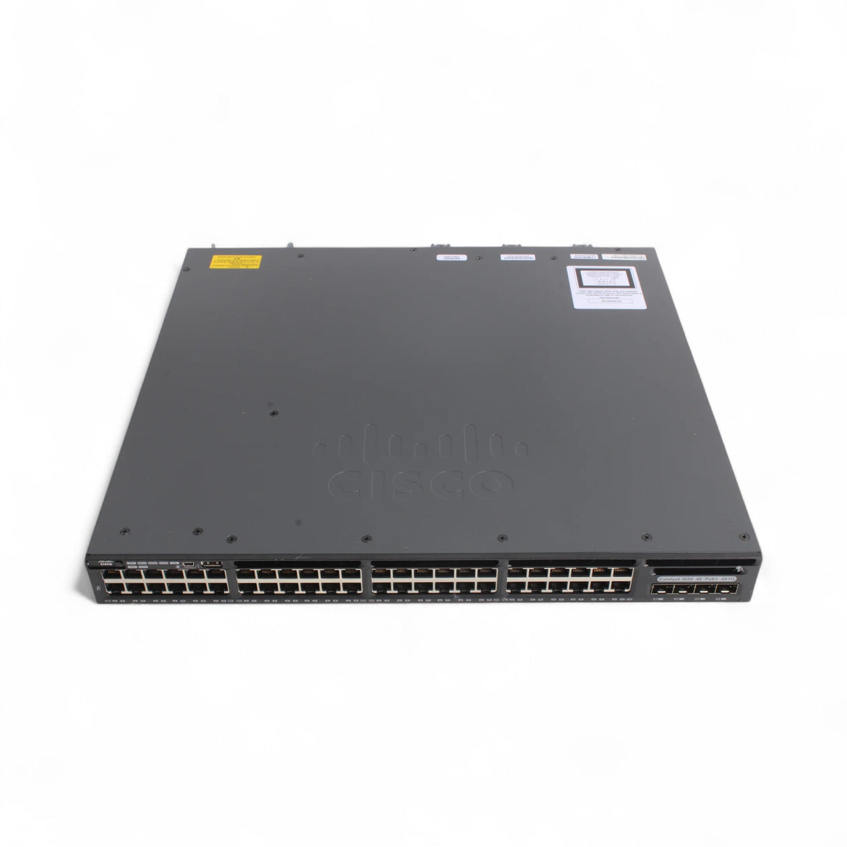 Cisco Catalyst 3650 - 48x 1Gb BASE-T Port, 2x 10Gb SFP+ Port, POE+, P/N: WS-C3650-48PD-L