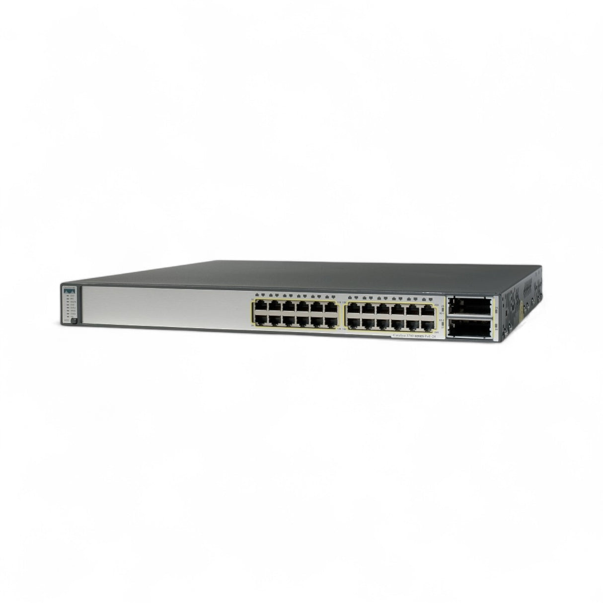 Cisco Catalyst 3750E - 24x 1Gb BASE-T Port, 2x 10Gb SFP+ Port, P/N: WS-C3750E-24PD-E