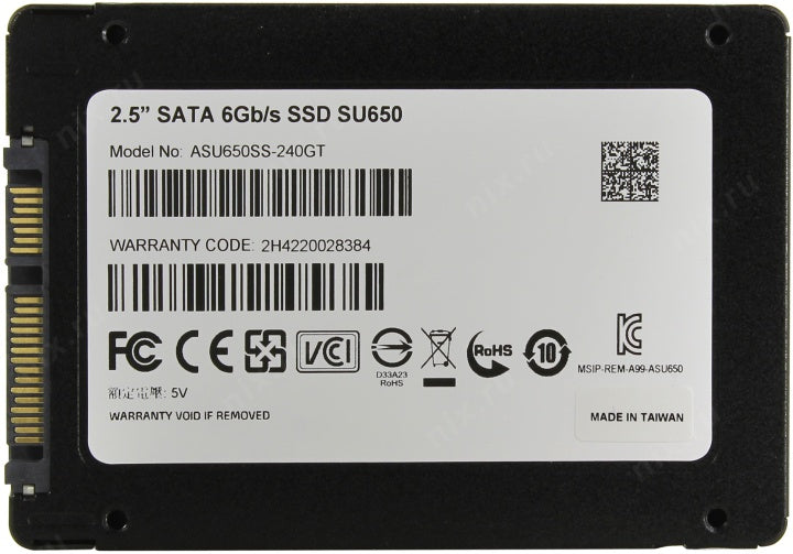240GB SATA 2.5" ADATA Ultimate SU650 SSD