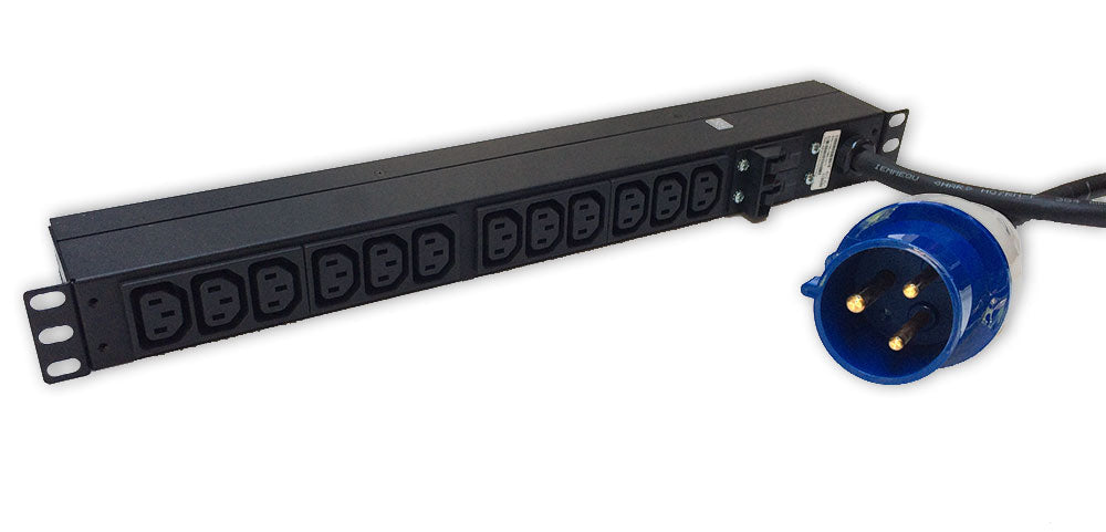 APC EMC9571-EU switched Rack PDU 1U 32A 230V OUT (12) C13 IN (1) IEC 309 P/N: 100-580-503