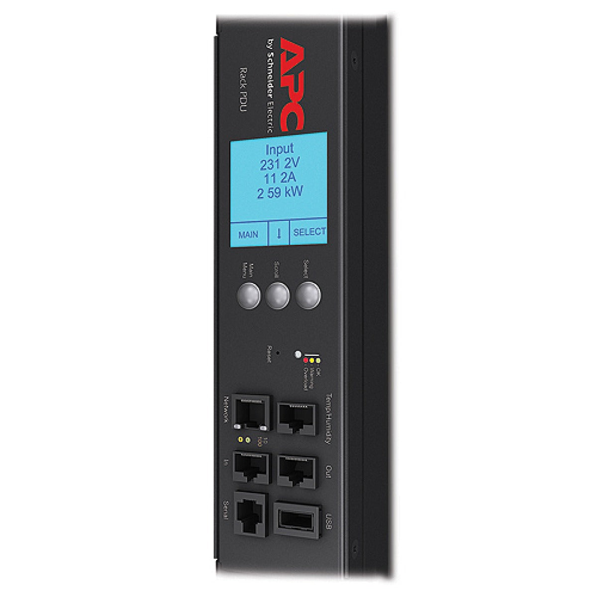 APC AP8981 switched Rack PDU Vertical ZeroU 16A 230V Out: (21)C13 & (3)C19 P/N: AP8981 -