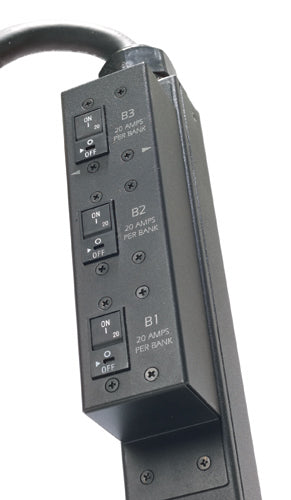 APC AP7868 metered Rack PDU ZeroU 12.5kW Out: (30)C13 & (6)C19 P/N: AP7868