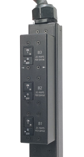 APC AP7868 metered Rack PDU ZeroU 12.5kW Out: (30)C13 & (6)C19 P/N: AP7868