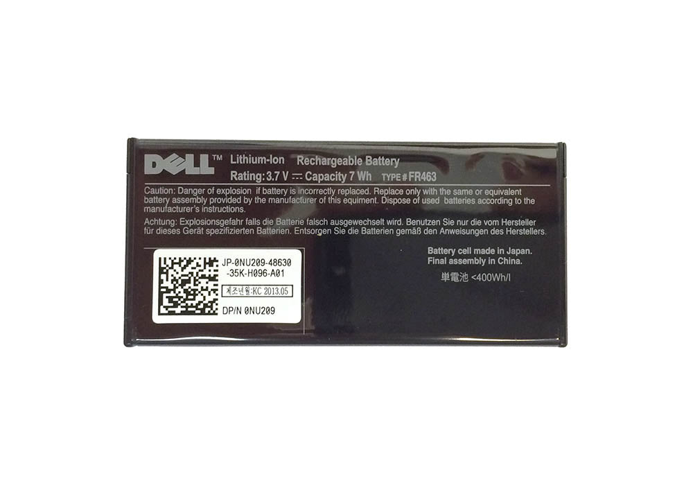 Dell PERC Battery Module P/N: NU209, 0NU209