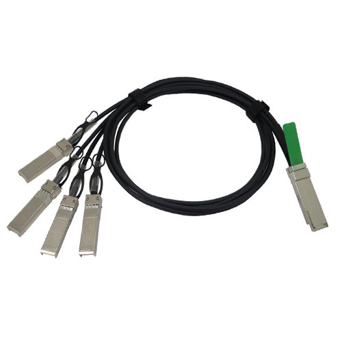 Arista 4x 10GbE QSFP+ to 4 x SFP+ breakout twinax copper cable, 3M P/N: CAB-Q-S-3M-PRO, CAB-Q-S-3M-CO